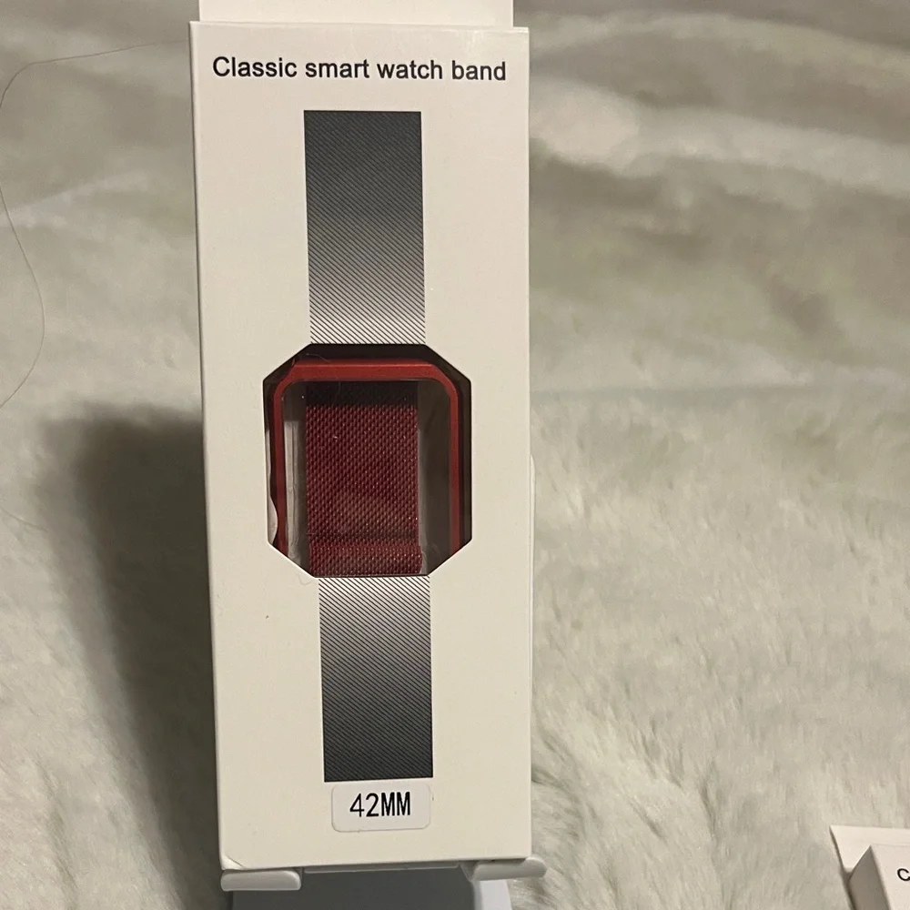 Red Classic Smart Watch Band - size /42MM